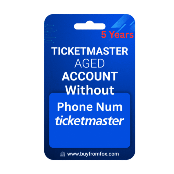Ticketmaster aged account